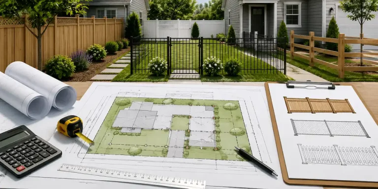 Fence Permit Site Plans in Texas