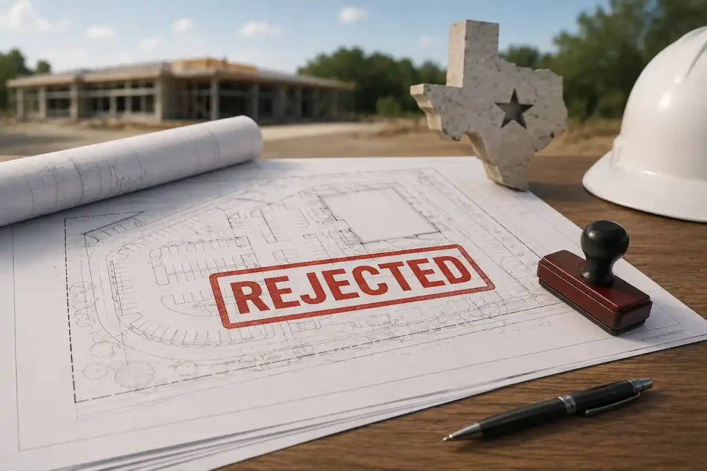 Top 5 Reasons Texas Site Plans Get Rejected