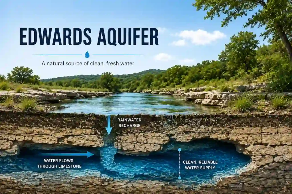 Williamson County impervious cover limits Edwards Aquifer underground limestone groundwater system
