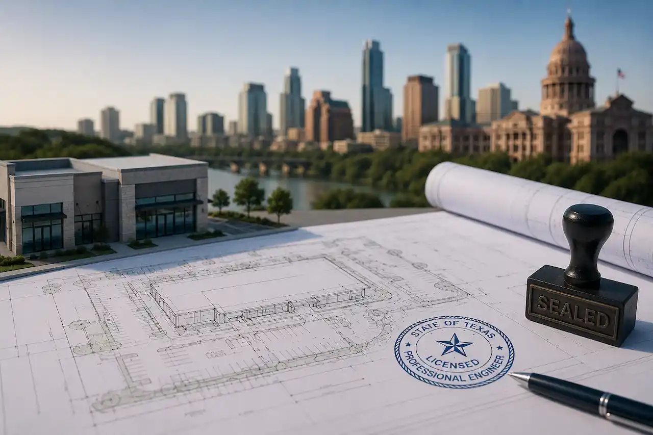 Travis County Commercial Site Plans